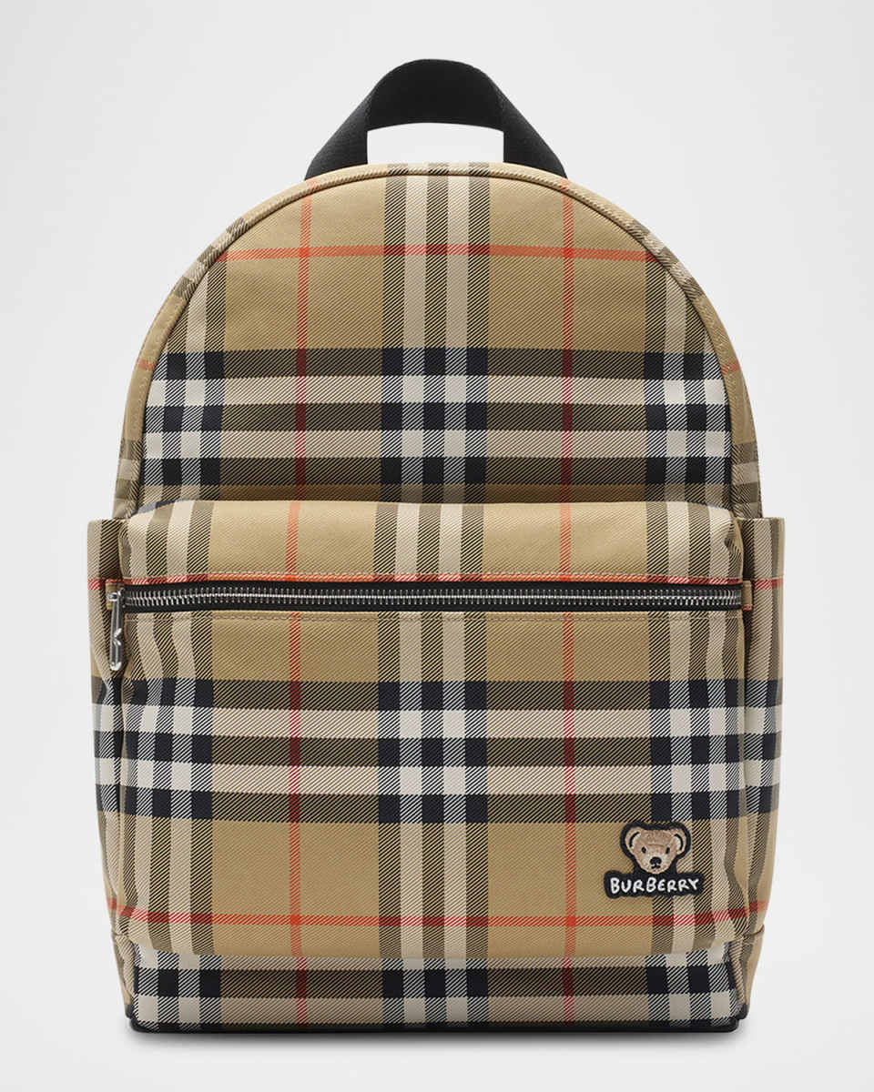 Kid's Huey Medium Check Backpack